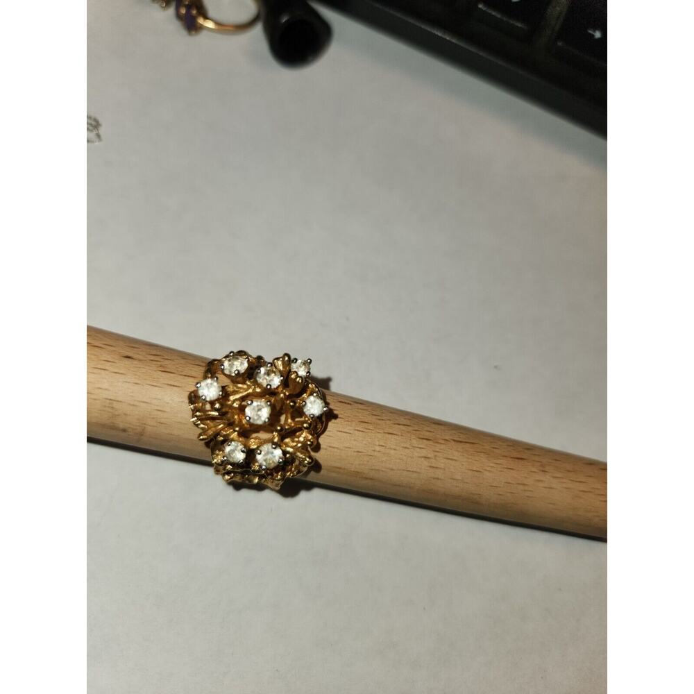 18K HGE Gold Ring 6.8 Grams Size 6 Vintage